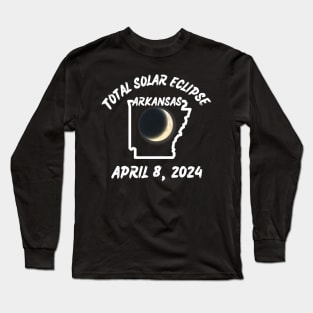 Arkansas Total Solar Eclipse Long Sleeve T-Shirt